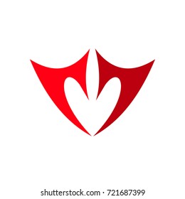 abstract shape company logo