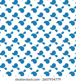 Abstract Shape Composition Seamless Vector Pattern Design