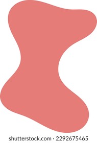 Forma abstracta ilustración de elemento de diseño de arte moderno contemporáneo para fondo