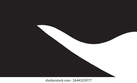 Contrastes de forma abstratos criando interesse visual monocromático em segundo plano