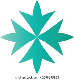abstract shape in a creative style