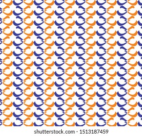 Abstract shape decorative pattern print design for fabric and background