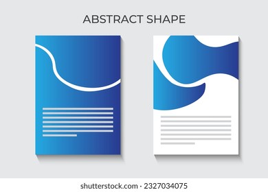 abstract shape deisgn for flyer, brochure, banner and social media post. colorful geometric shape design.
