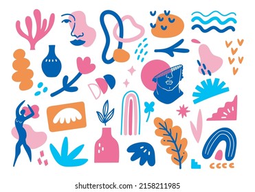 Abstract Shape Design Element Collection Vector Illustration