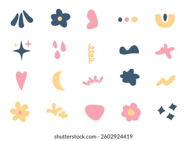 Abstract Shape Design Element Set