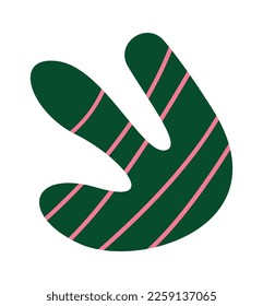 Abstract shape design element. Vector illustration