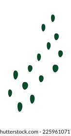 Abstract shape design element. Vector illustration