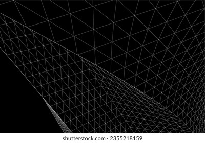 Abstract shape digital background vector drawing