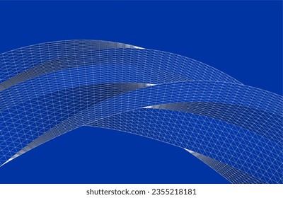 Abstract shape digital background vector drawing