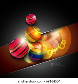 abstract shape eps10 background illustration
