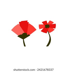Abstract Shape Flower Bud Petals