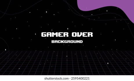 Abstract shape game background design