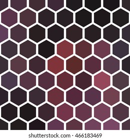 Abstract shape geometric background with hexagons