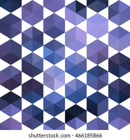 Abstract shape geometric background with hexagons and and triangles