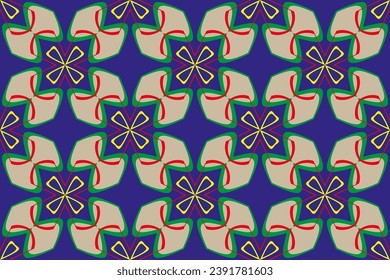 Abstract shape , geometric motif basic pattern continuous background.