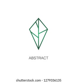 abstract shape geometric for unique logo