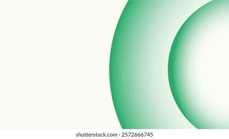 Abstract shape Gradient white green desktop wallpaper vector. Gradient white green background. Abstract shape white green desktop wallpaper background vector