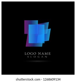 Abstract Shape Graphic Logo. Symbol & Icon Vector Template.