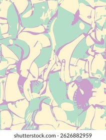 Abstract, shape, graphical textures  pattern. abstract, vintage, background, vector illustration.