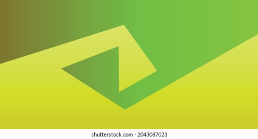 abstract shape green gradient background