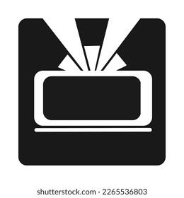 Resumen de forma gris diseño de logotipo vectorial en blanco