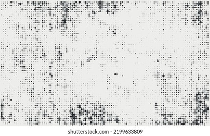 Abstract shape grunge halftones dot texture, Vector illustration.