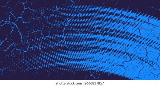 Abstract shape grunge halftones dot texture, Vector illustration, eps10