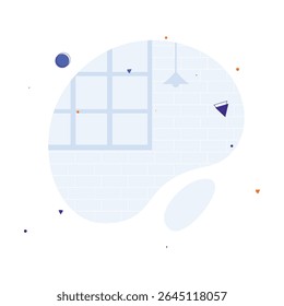 

Ilustración de forma Abstractas con algo de textura