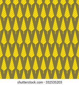 abstract shape leaf pattern design background vector