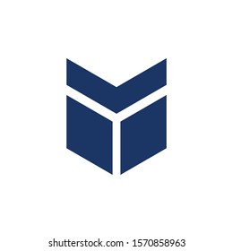Abstract shape Letter W Logo vector