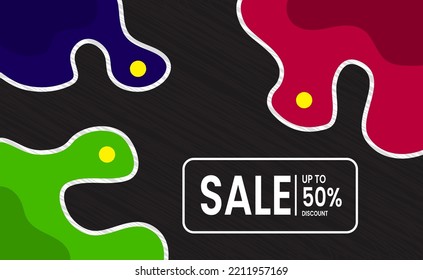 Abstract Shape Line Texture Background With Dummy Text