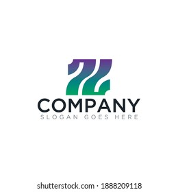 Abstract shape logo for company name