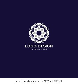 Abstract Shape Logo Design Vector Illustration