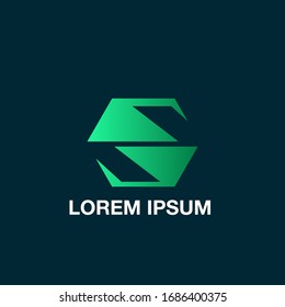 abstract shape logo icon for business company
