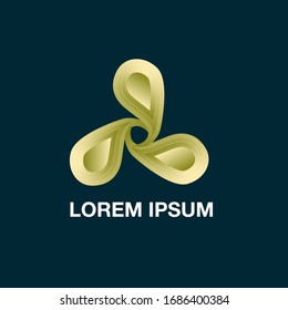 abstract shape logo icon for business company