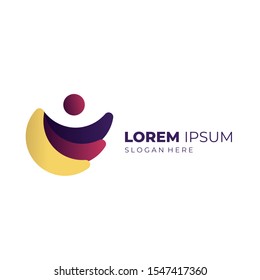 Abstract shape logo with modern dynamic gradient style and futuristic. The best choice to start new bussiness or rebranding. Ready to use for your company. Vector EPS 10