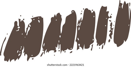 Abstract shape modern art design element for print and web background