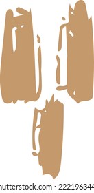 Abstract shape modern art design element for print and web background
