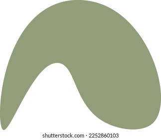 Forma abstracta ilustración de elemento de diseño de arte moderno para fondo