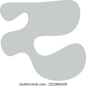 Abstract shape modern art design element illustration for background