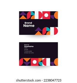 Abstract shape modern background illustration template design