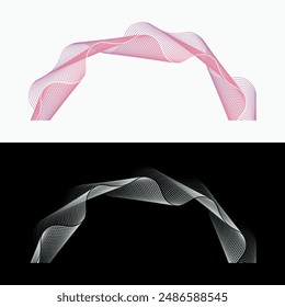 Abstract Shape Modern Construction Graphic Vector