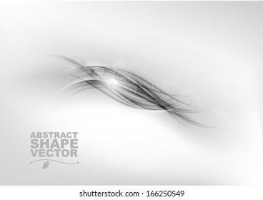 abstract shape on the light background