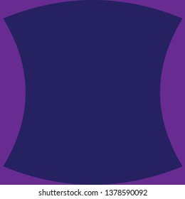 Abstract shape on purple background
