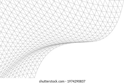 abstract shape on white background