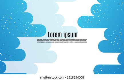 Abstract Shape pattern in background for random text