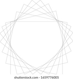 Abstract shape, pattern, black and white