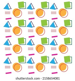 abstract shape pattern vector design