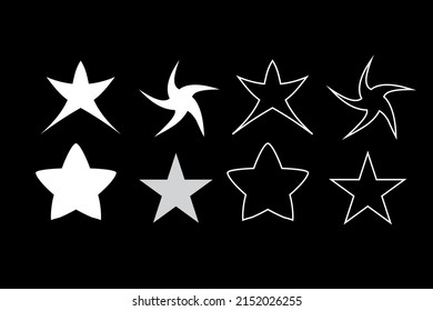Abstract Shape for poster collection asset vector design