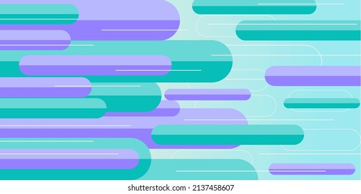 forma abstracta con verde púrpura